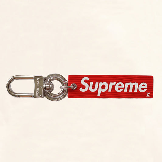 Louis Vuitton | Supreme Downtown Tab Key Holder | Red Crossbody