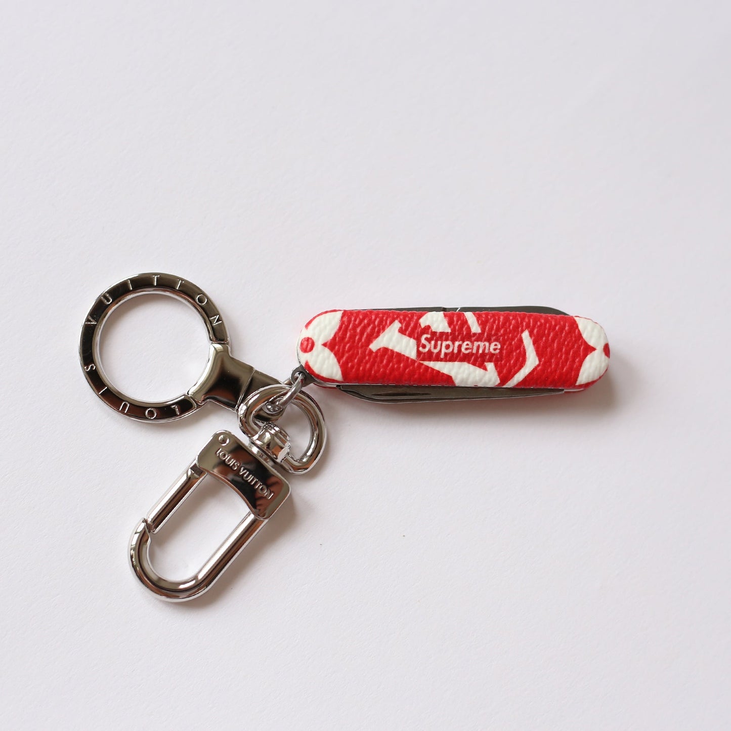 Louis Vuitton | Supreme Pocket Knife Charm | Red Crossbody