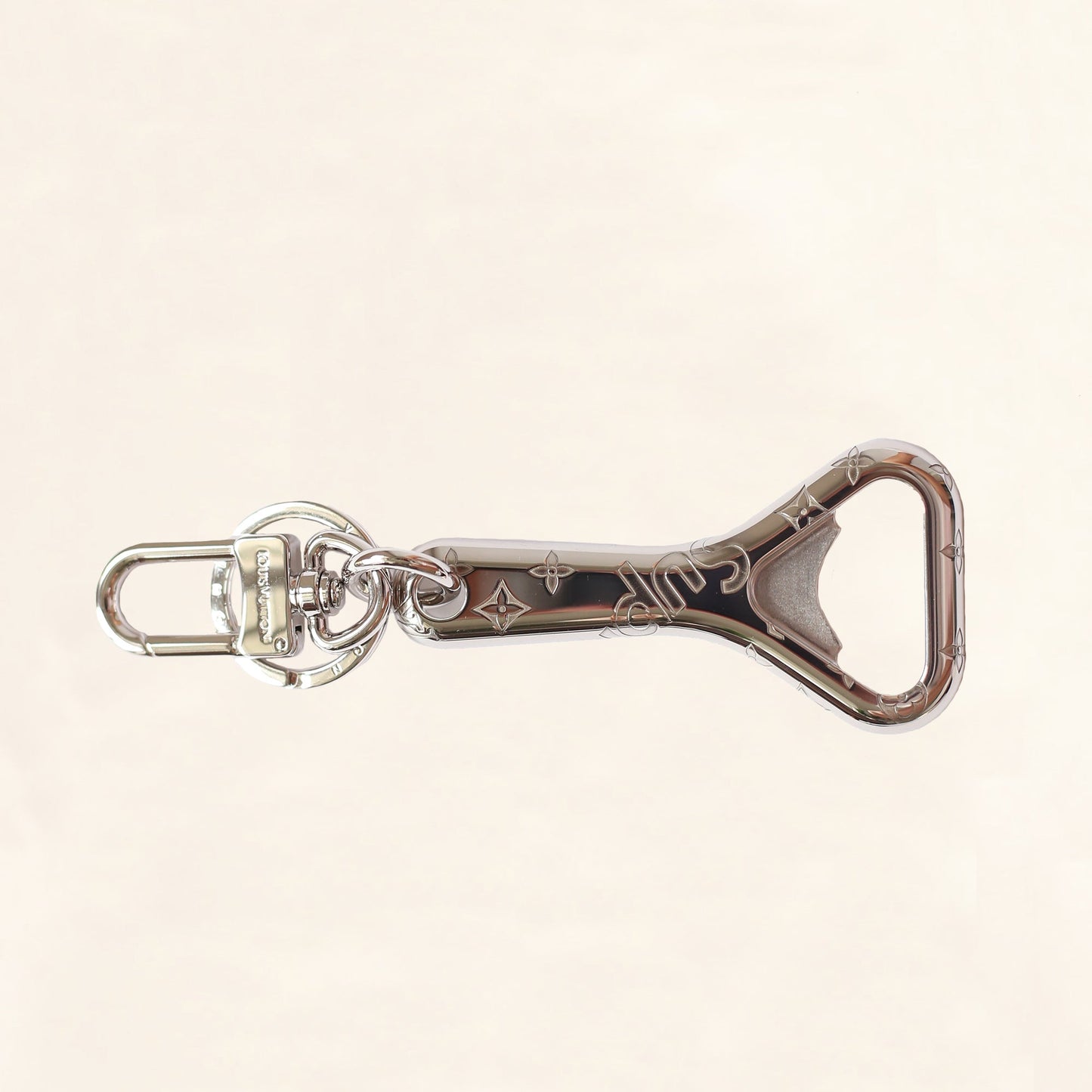 Louis Vuitton | Supreme Bottle Opener | Polished Silver Crossbody