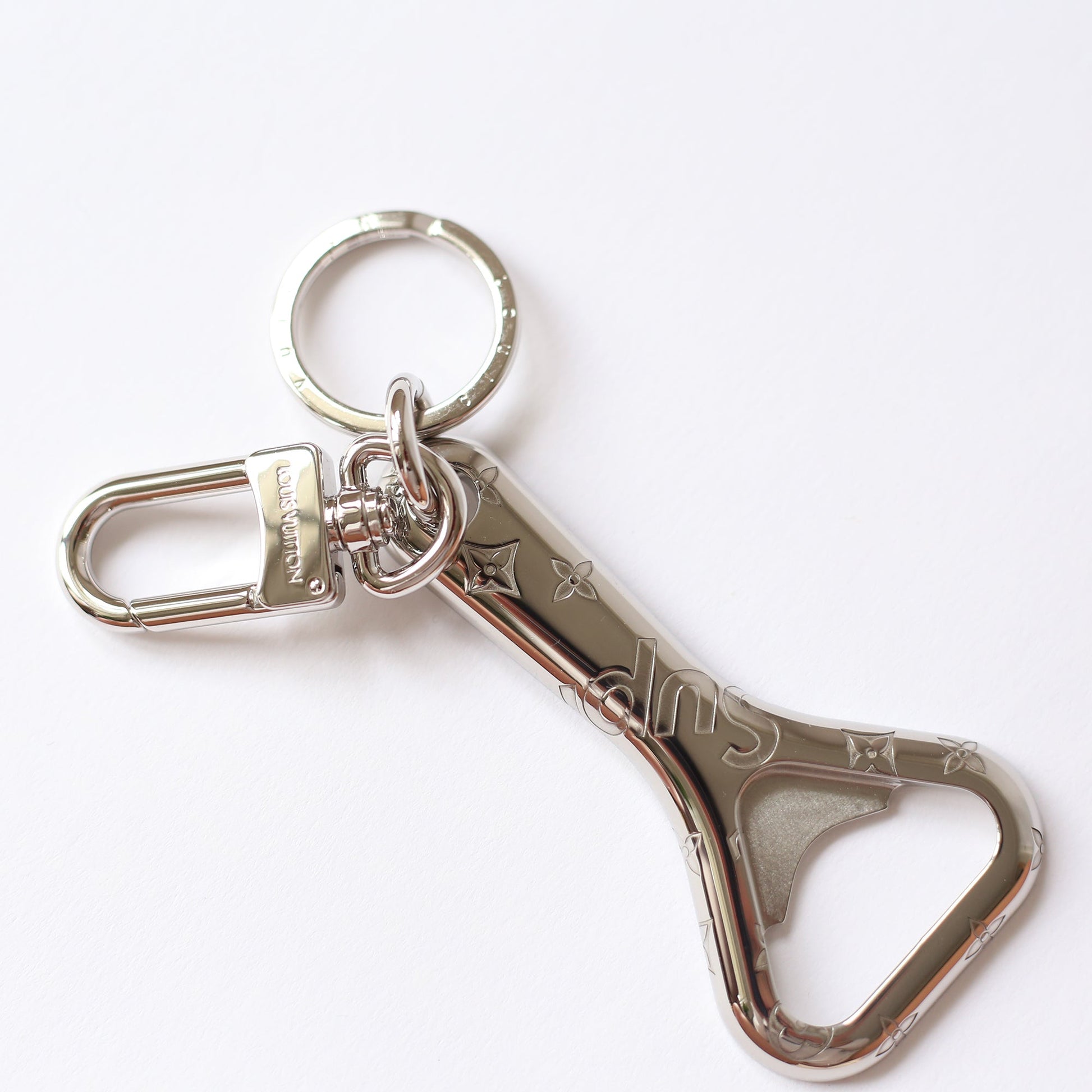 Louis Vuitton | Supreme Bottle Opener | Polished Silver Crossbody