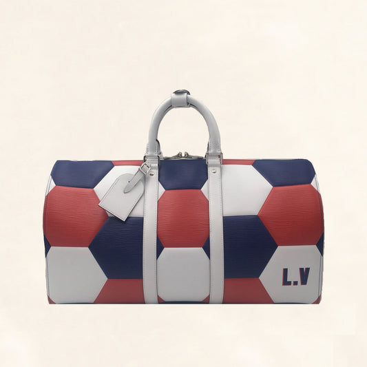 Louis Vuitton FIFA WORLD CUP French Team Keepall Bandouliere 50 Crossbody