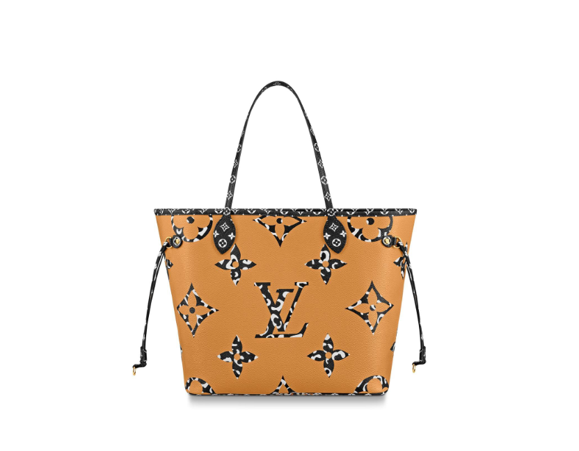 Louis Vuitton | Giant Jungle Monogram Neverfull Ivoire with Pouch