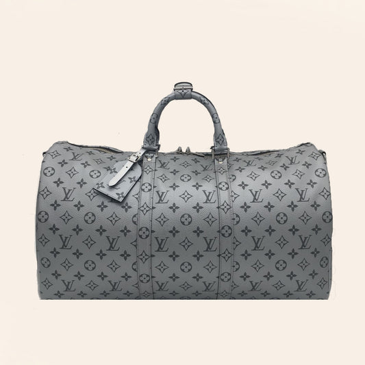 Louis Vuitton | Keepall Bandouliere 50 Metallic Silver Crossbody