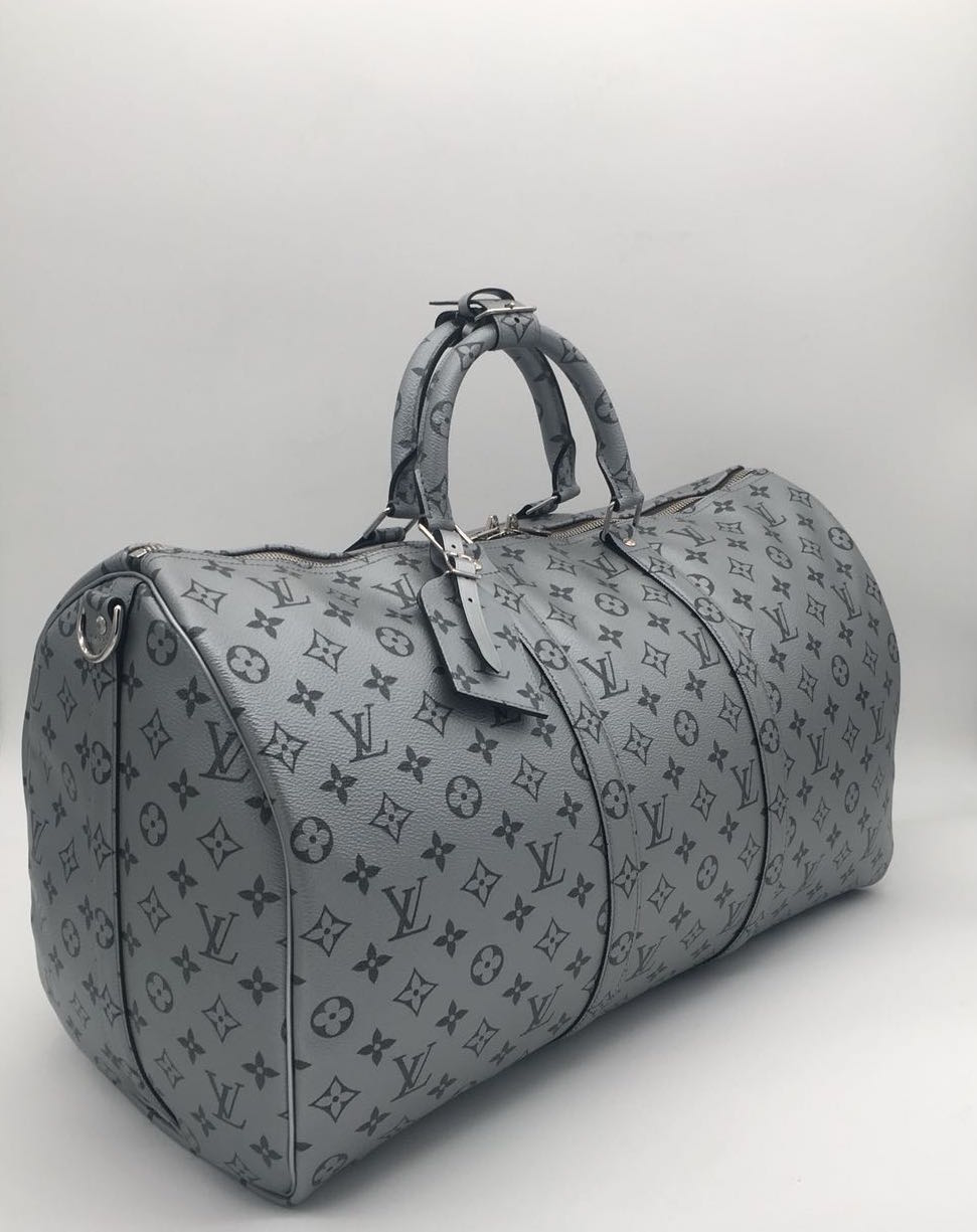 Louis Vuitton | Keepall Bandouliere 50 Metallic Silver Crossbody