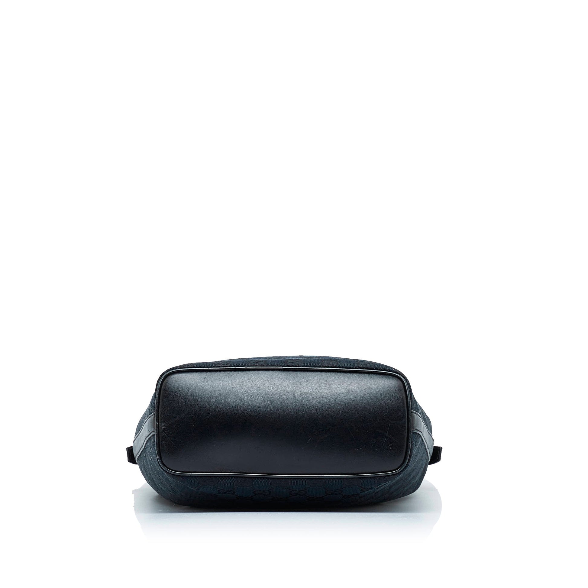 Gucci Leather Canvas Shoulder Bag