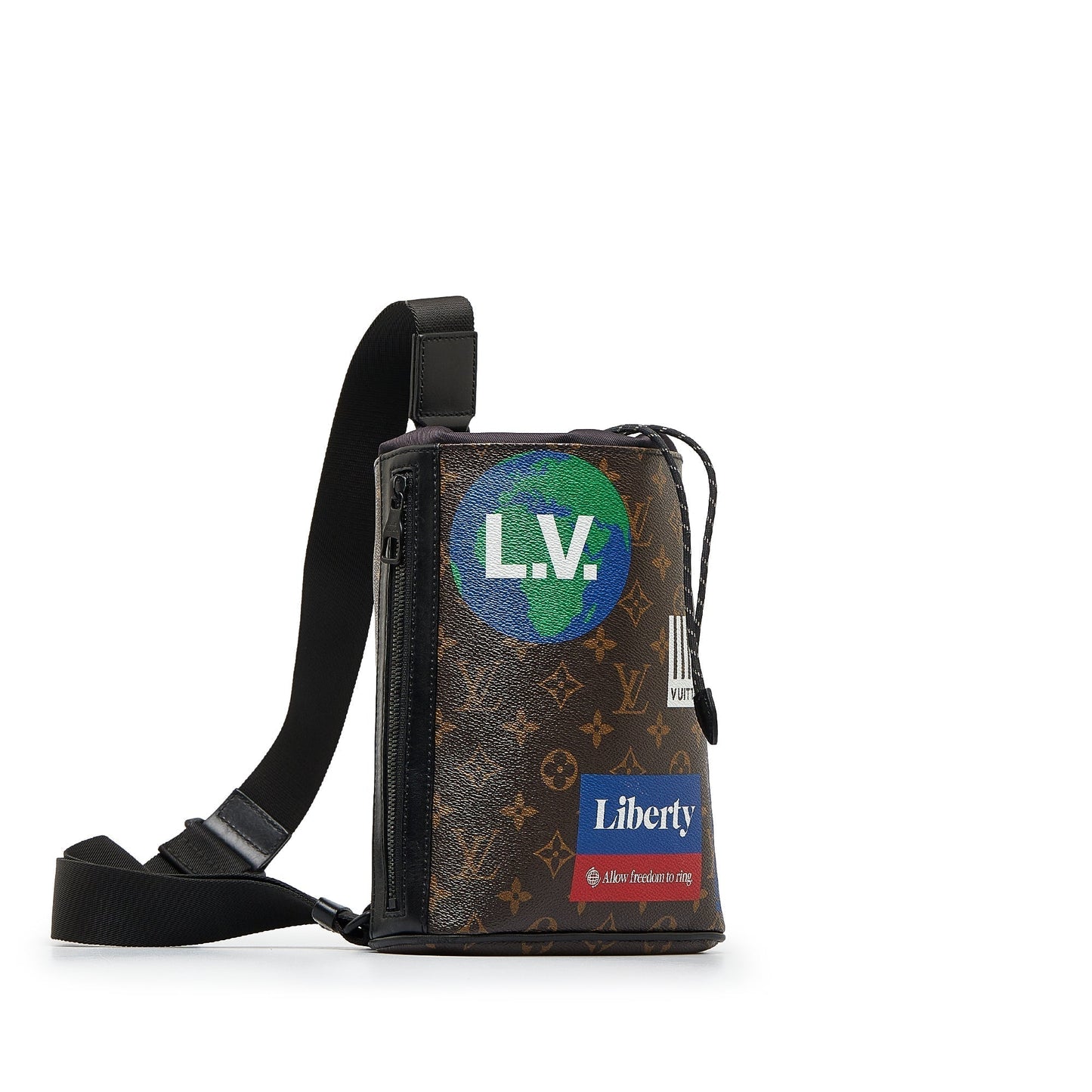 LOUIS VUITTON Monogram Chalk Sling Bag