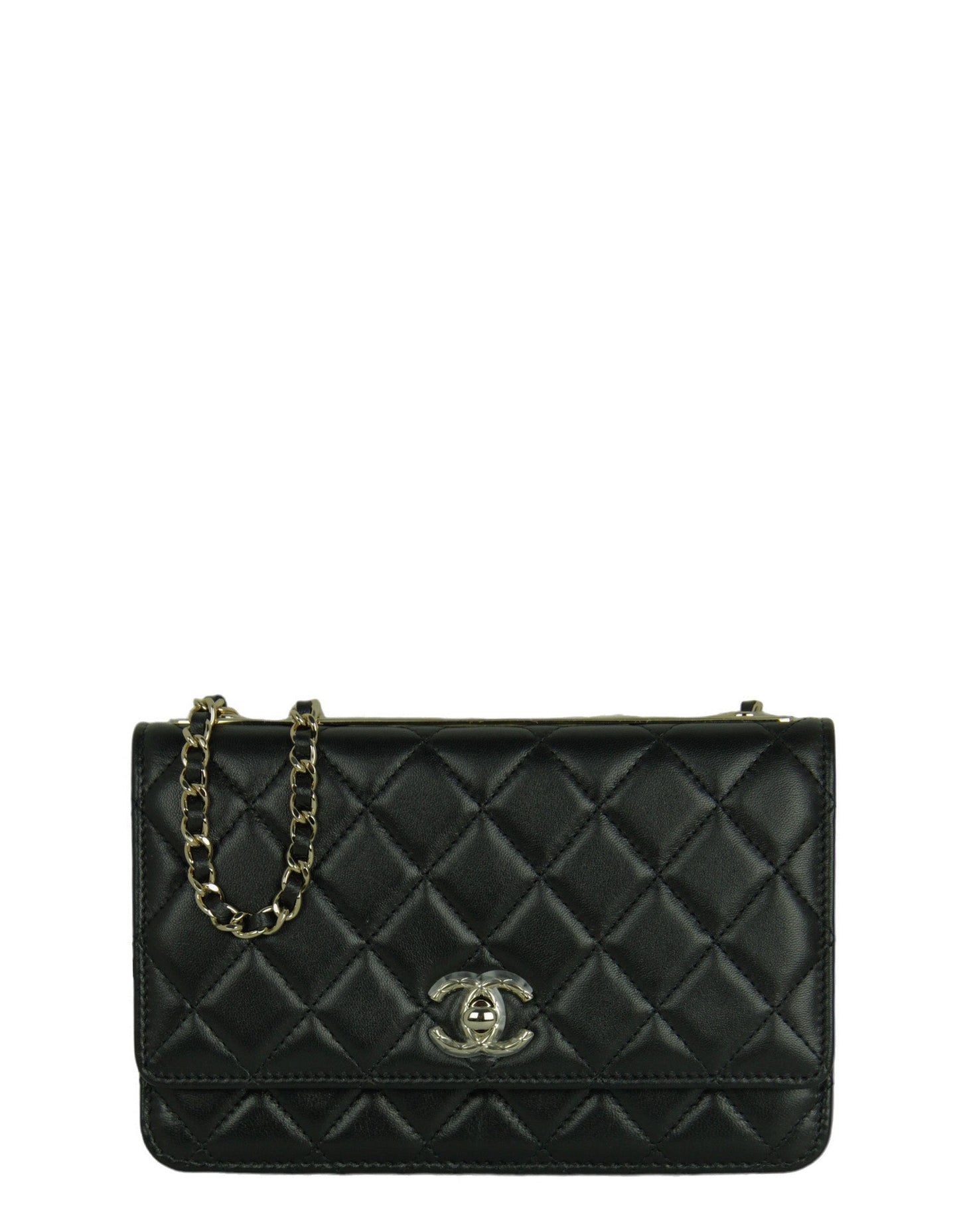 Chanel NEW 2023 Black Quilted Trendy CC WOC Crossbody