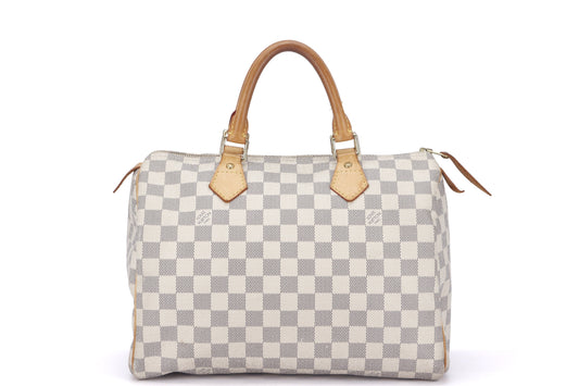 LOUIS VUITTON CM ( ) DAMIER AZUR CANVAS, NO DUST COVER Handbag