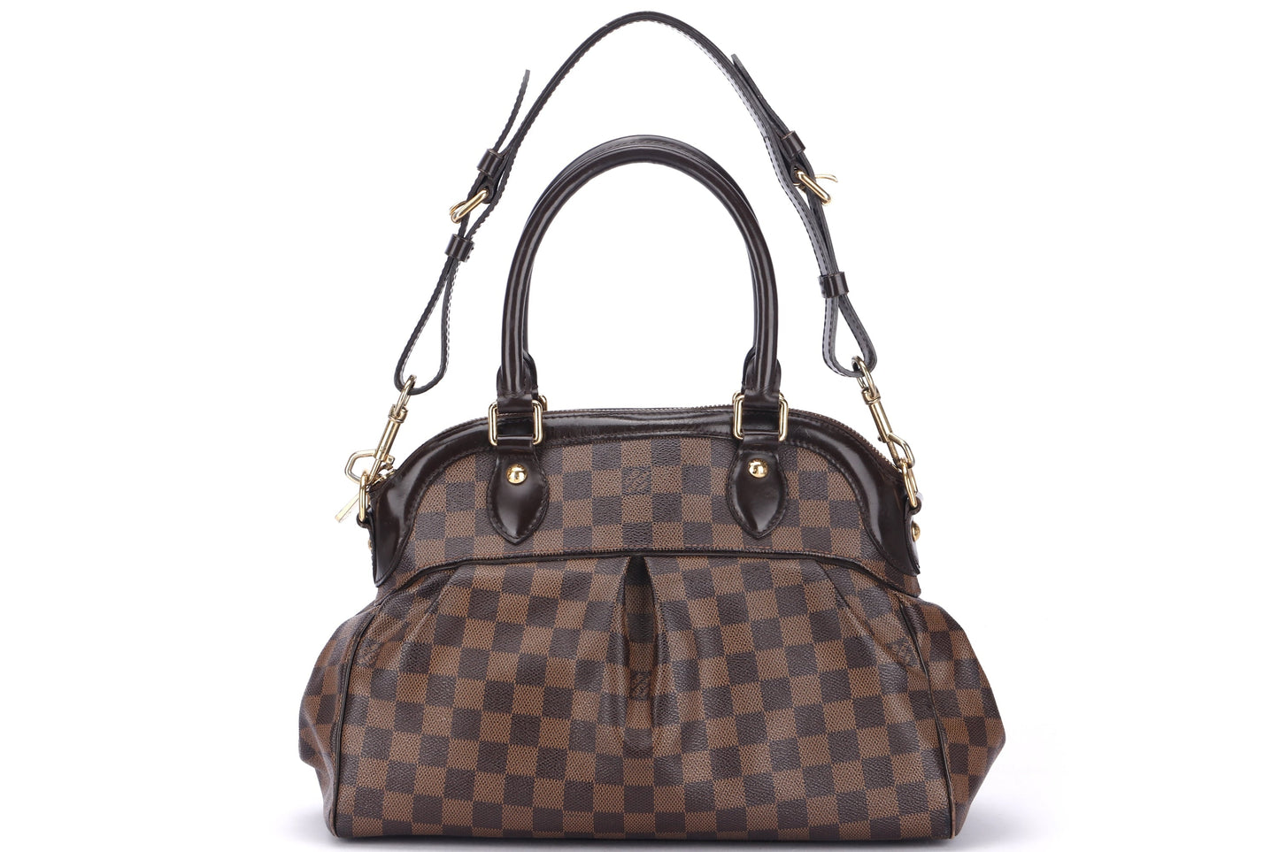 LOUIS VUITTON TREVI ( ) PM SIZE, DAMIER ÉBÈNE CANVAS, WITH STRAP, NO DUST COVER Handbag