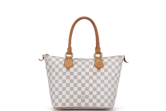 LOUIS VUITTON SALEYA ( ) PM SIZE DAMIER AZUR CANVAS, NO DUST COVER Handbag
