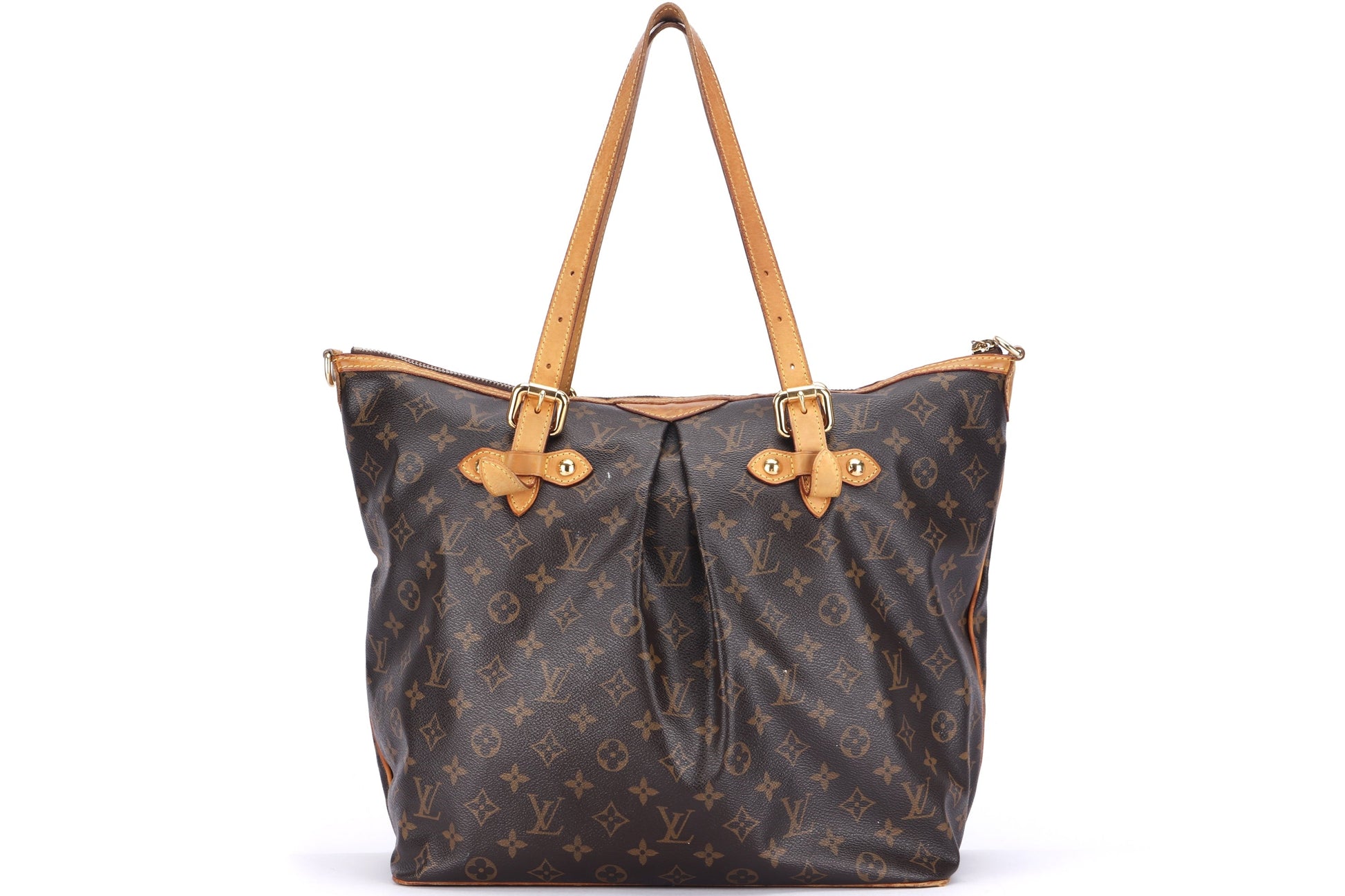LOUIS VUITTON PALERMO ( ) GM MONOGRAM CANVAS, WITH STRAP, NO DUST COVER Handbag