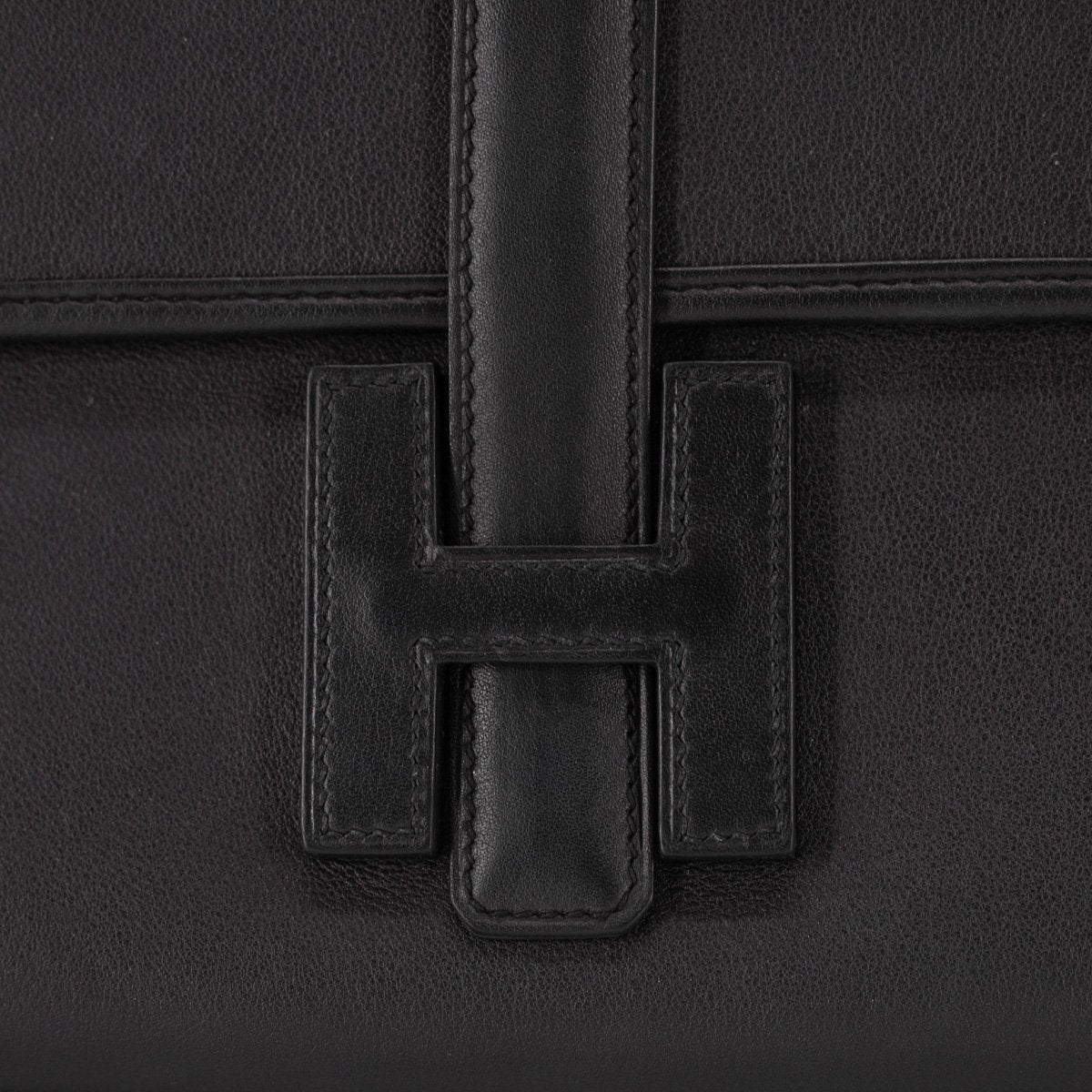 Luxury Hermes Jige Clutch Black 29 - X Stamp