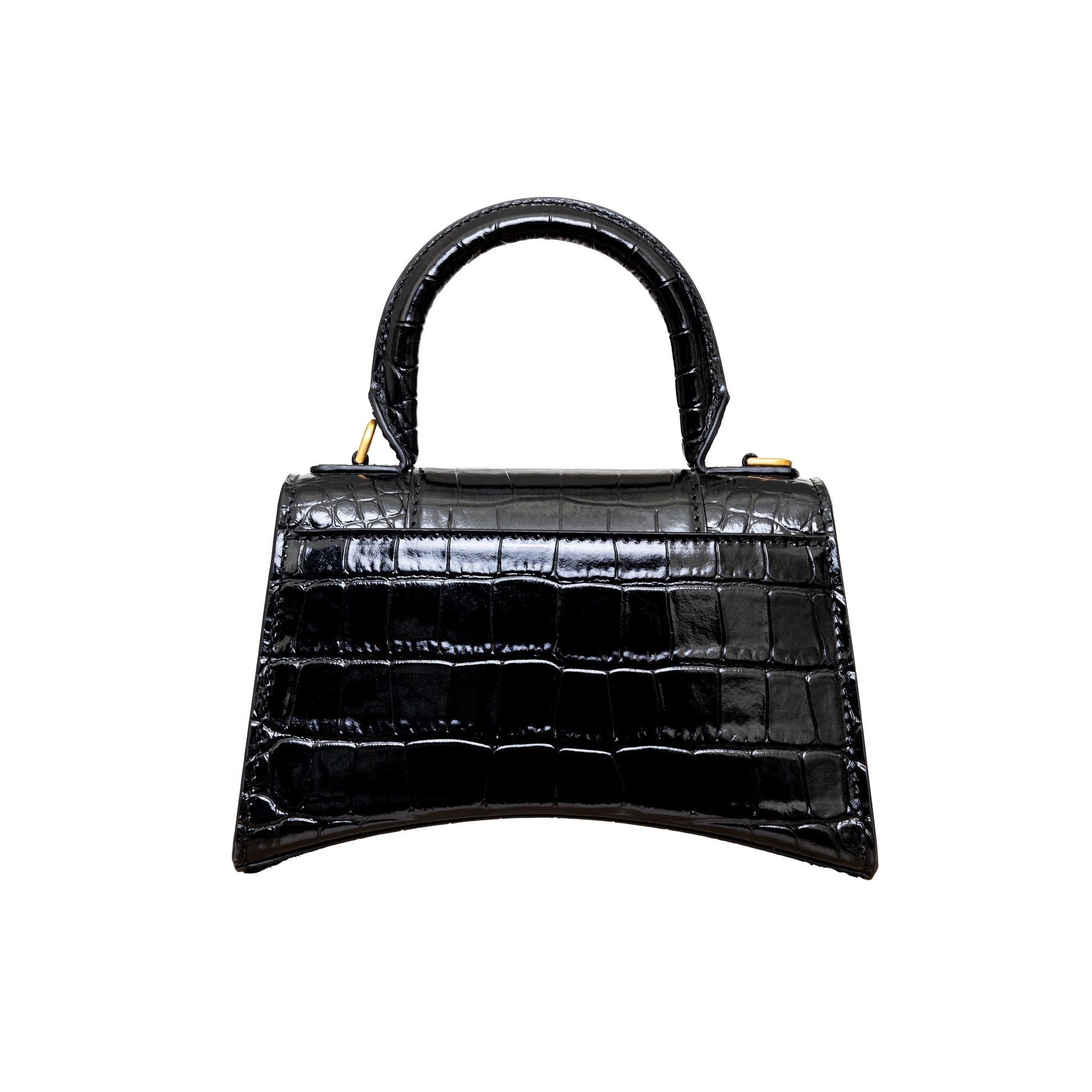 Balenciaga Crocodile Embossed Hourglass XS Bag