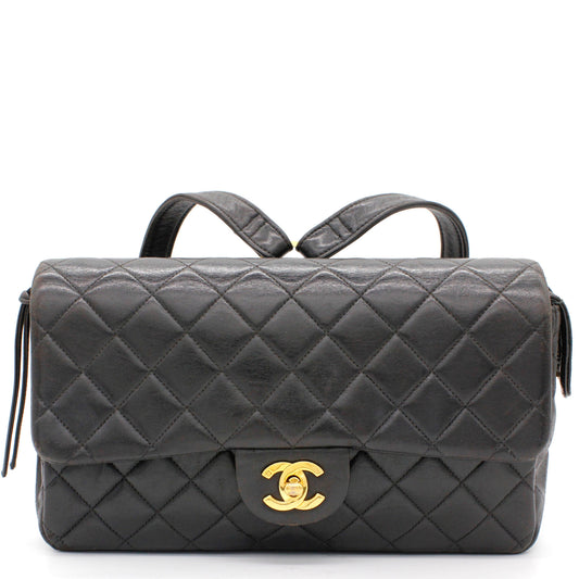 Chanel Black lambskin Backpack