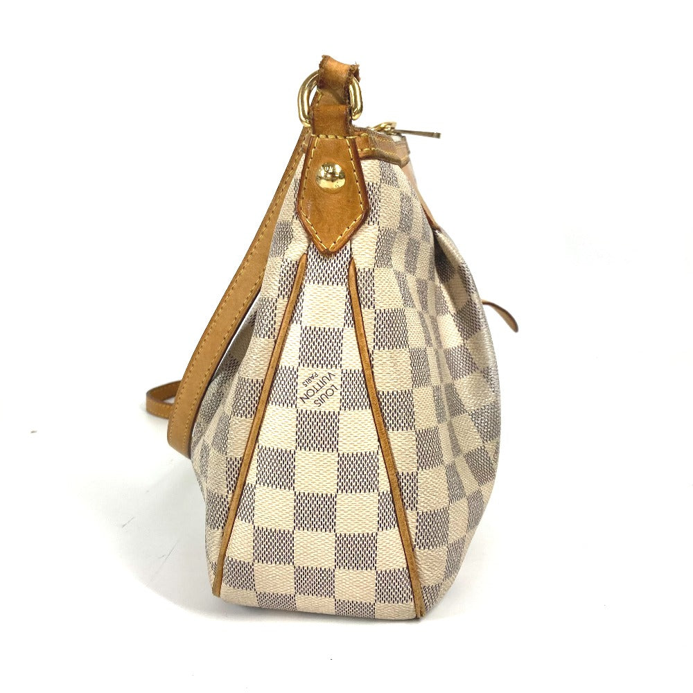 LOUIS VUITTON Shoulder Bag Damier Azur Canvas white Damier Azur Siracusa PM Women