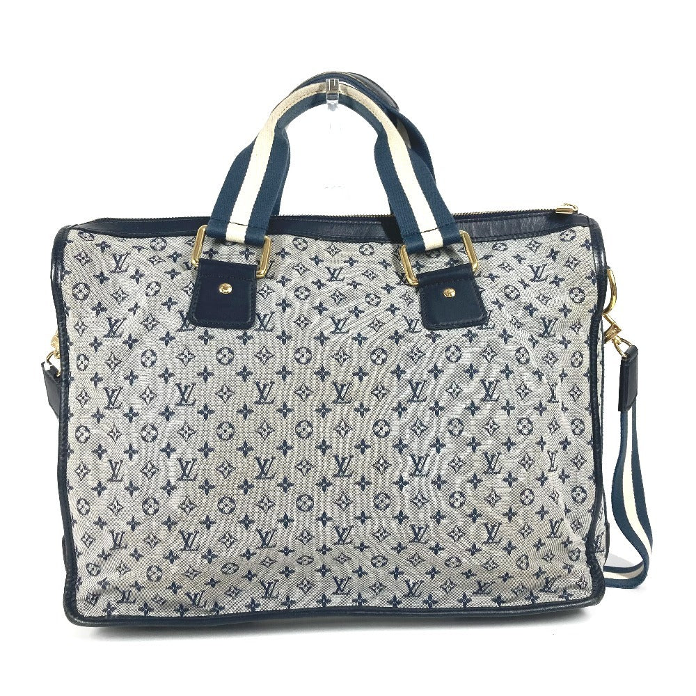 LOUIS VUITTON Tote Bag Monogram mini canvas Navy Monogram mini Sac Marie Kate unisex(Unisex)