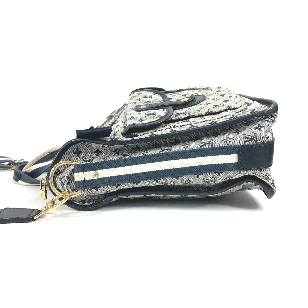 LOUIS VUITTON Tote Bag Monogram mini canvas Navy Monogram mini Sac Marie Kate unisex(Unisex)