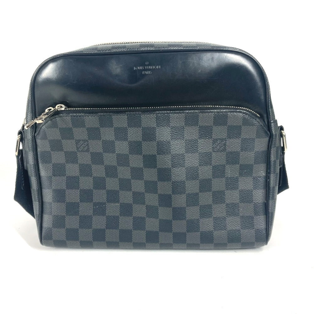 LOUIS VUITTON Shoulder Bag Damier Grafitto Canvas black Damier Grafitte Dayton PM