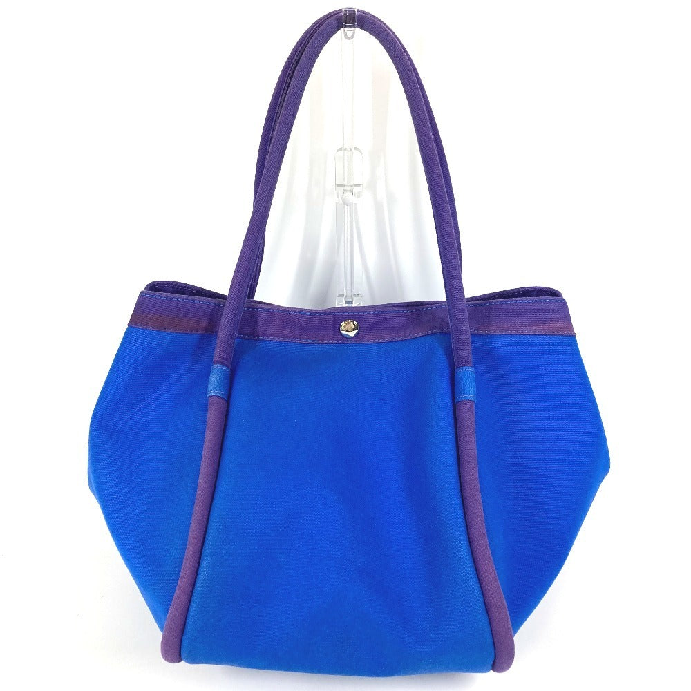 HERMES Handbag canvas blue With porch Sac Baga GM Sac Baga GM