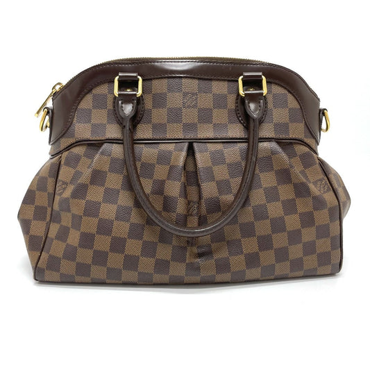 LOUIS VUITTON Shoulder Bag Damier canvas Brown Damier Trevi PM Women