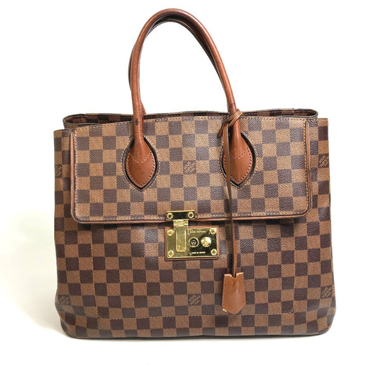 LOUIS VUITTON Handbag Damier canvas Brown Damier Ascot Women