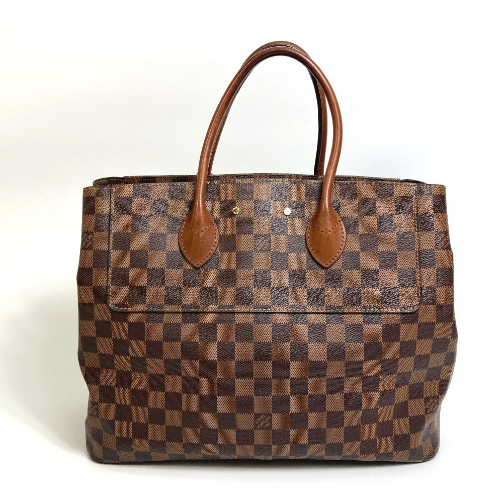 LOUIS VUITTON Handbag Damier canvas Brown Damier Ascot Women