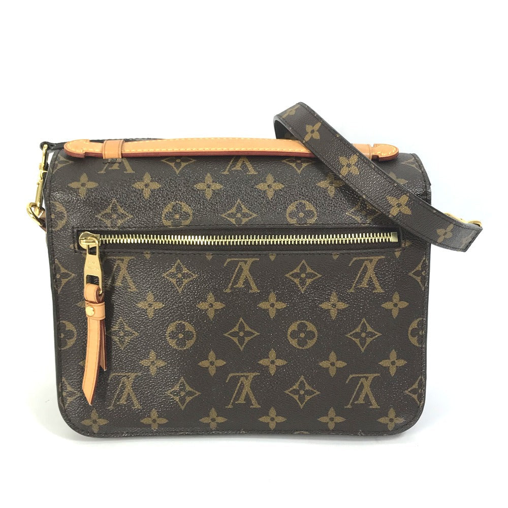 LOUIS VUITTON Handbag Monogram canvas Brown Monogram Pochette Metis MM Women