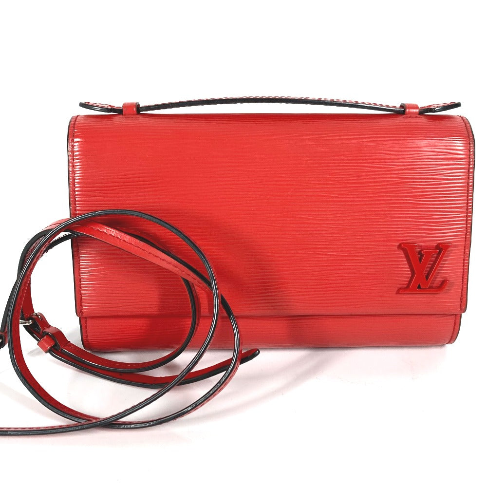 LOUIS VUITTON Shoulder Bag Epi Leather Red Epi Clerry Women