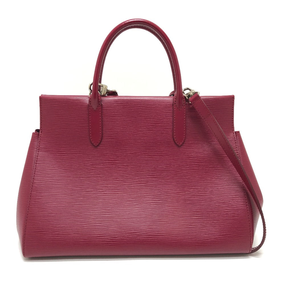 LOUIS VUITTON Handbag Epi Leather SilverMetal Marley MM Women