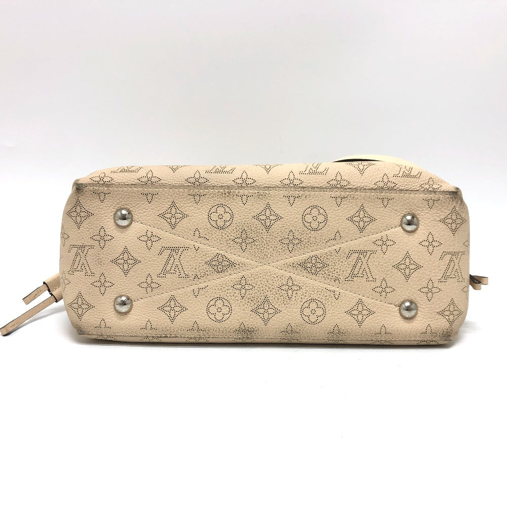 LOUIS VUITTON Tote Bag Calf leather SilverMetal Mahina Bella