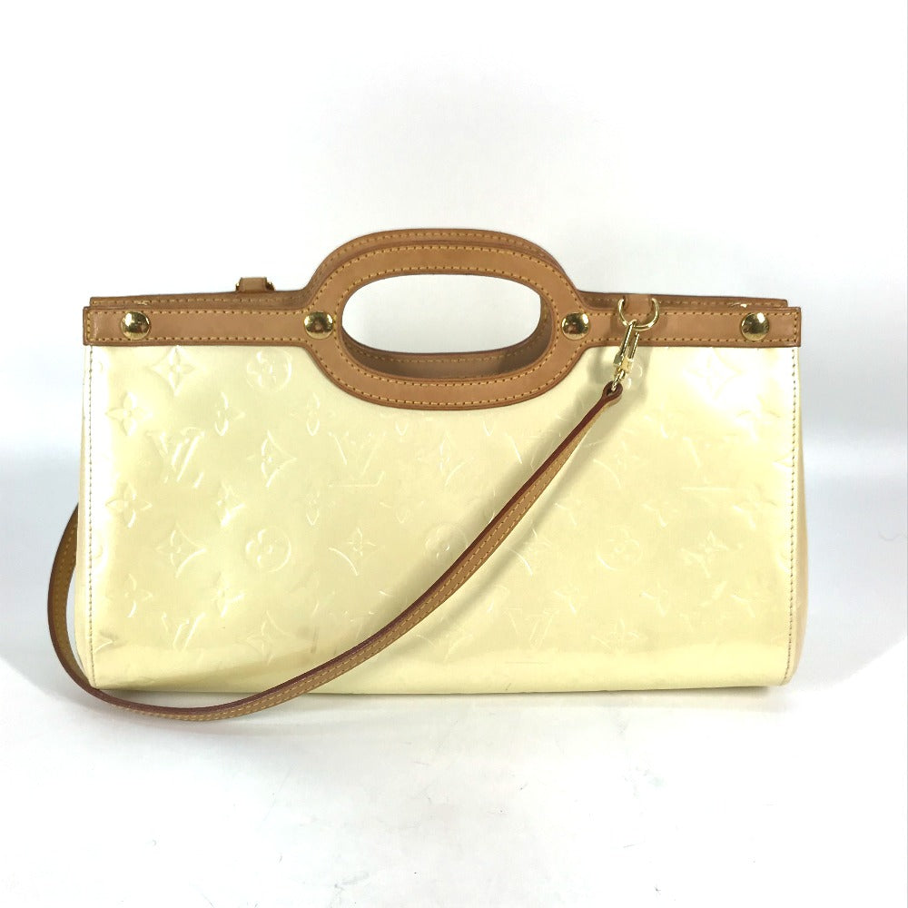 LOUIS VUITTON Shoulder Bag Monogram Vernis Canvas white Monogram Vernis Roxbury Drive Women