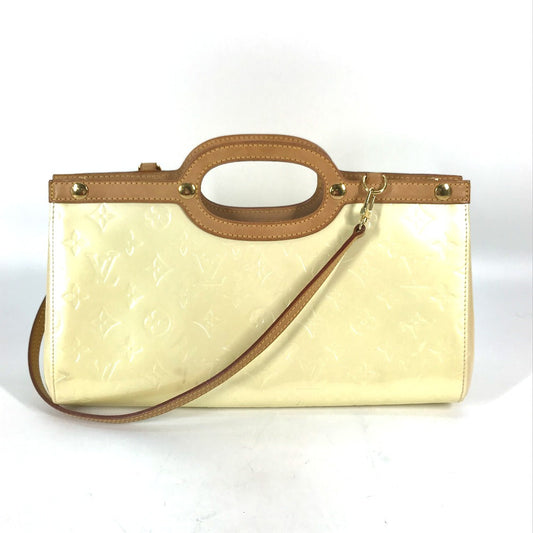 LOUIS VUITTON Shoulder Bag Monogram Vernis Canvas white Monogram Vernis Roxbury Drive Women