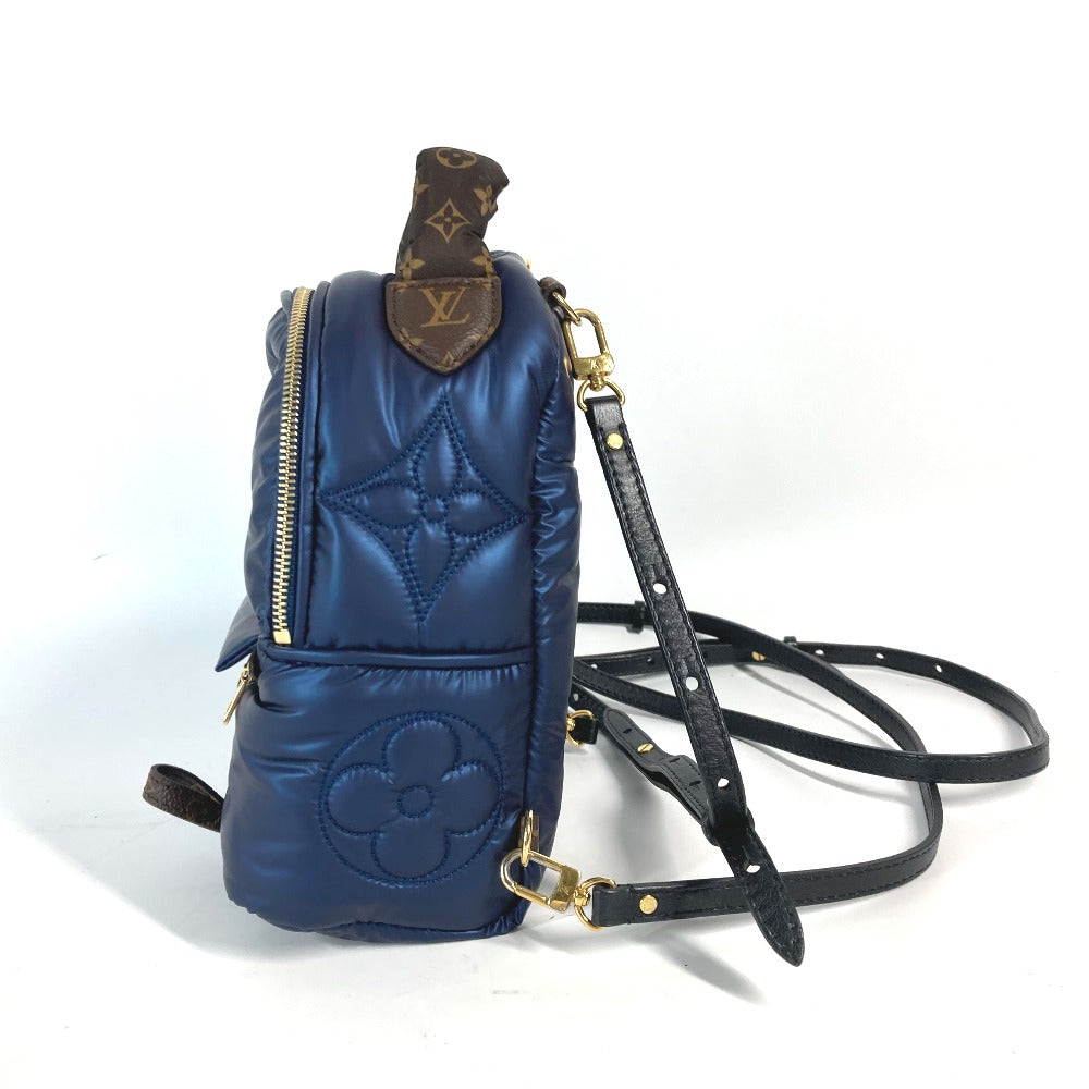 Luxury Women's Backpack | LOUIS VUITTON Backpack Nylon, Monogram Canvas Navy monogram palm springs Backpack MINI