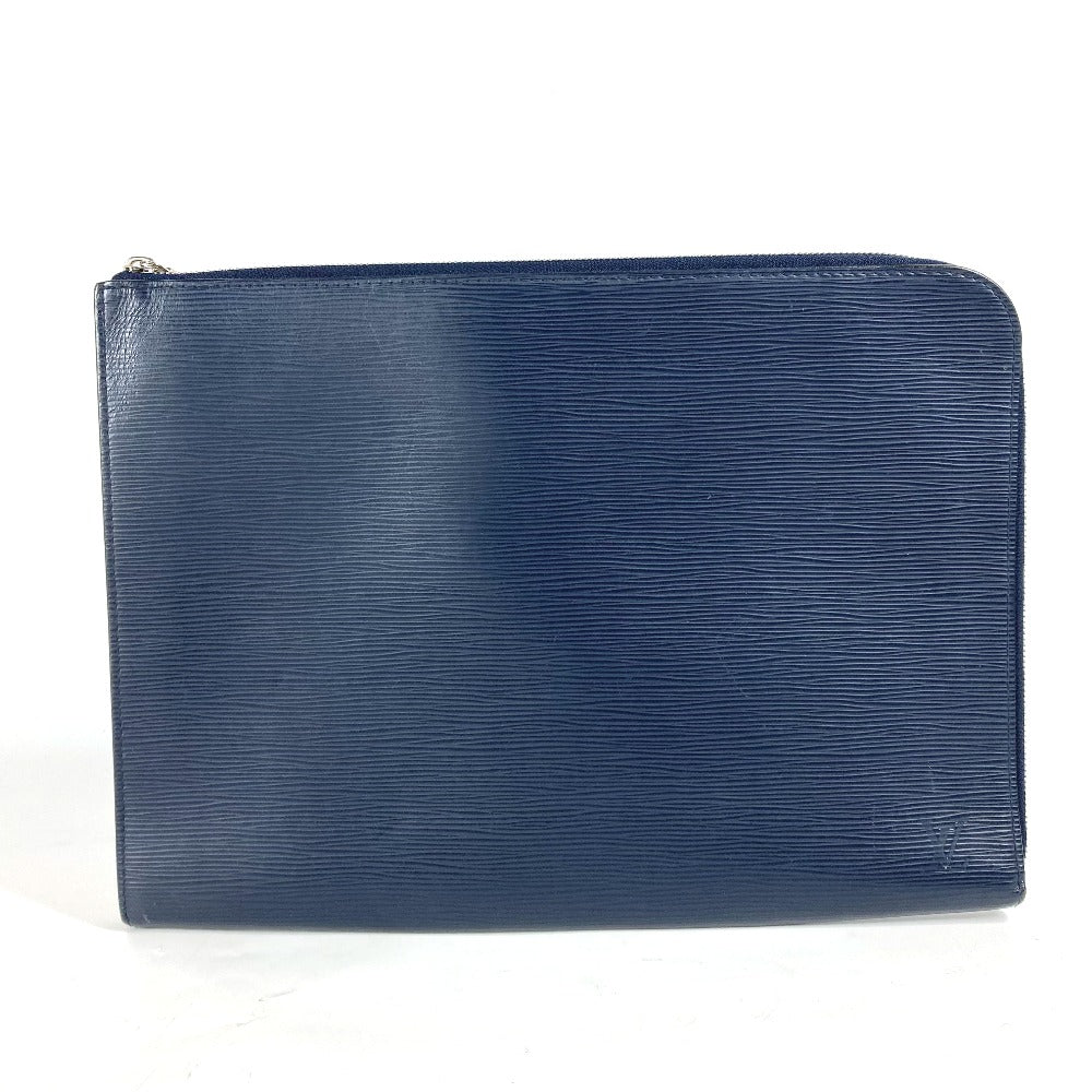 LOUIS VUITTON Clutch bag Epi Leather Navy Epi Pochette Jules GM mens