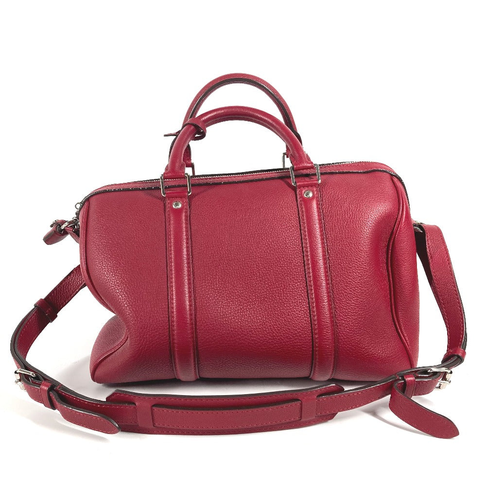 LOUIS VUITTON Handbag Voca Stains all leather Red Parnasea SC Bag PM Women