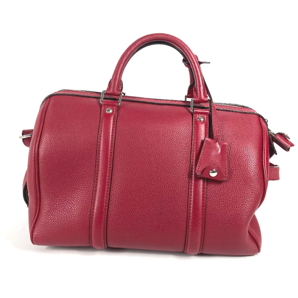 LOUIS VUITTON Handbag Voca Stains all leather Red Parnasea SC Bag PM Women