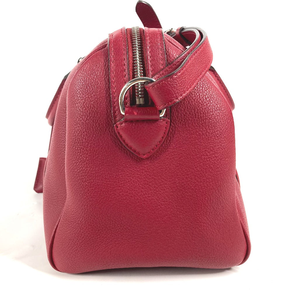 LOUIS VUITTON Handbag Voca Stains all leather Red Parnasea SC Bag PM Women