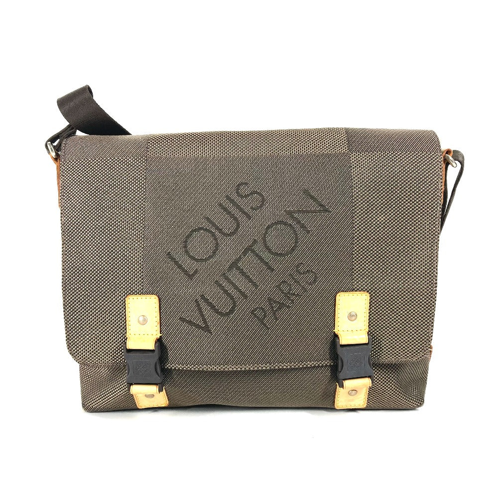 LOUIS VUITTON Shoulder Bag Damier Jean Canvas khaki Damier Jean Roux mens