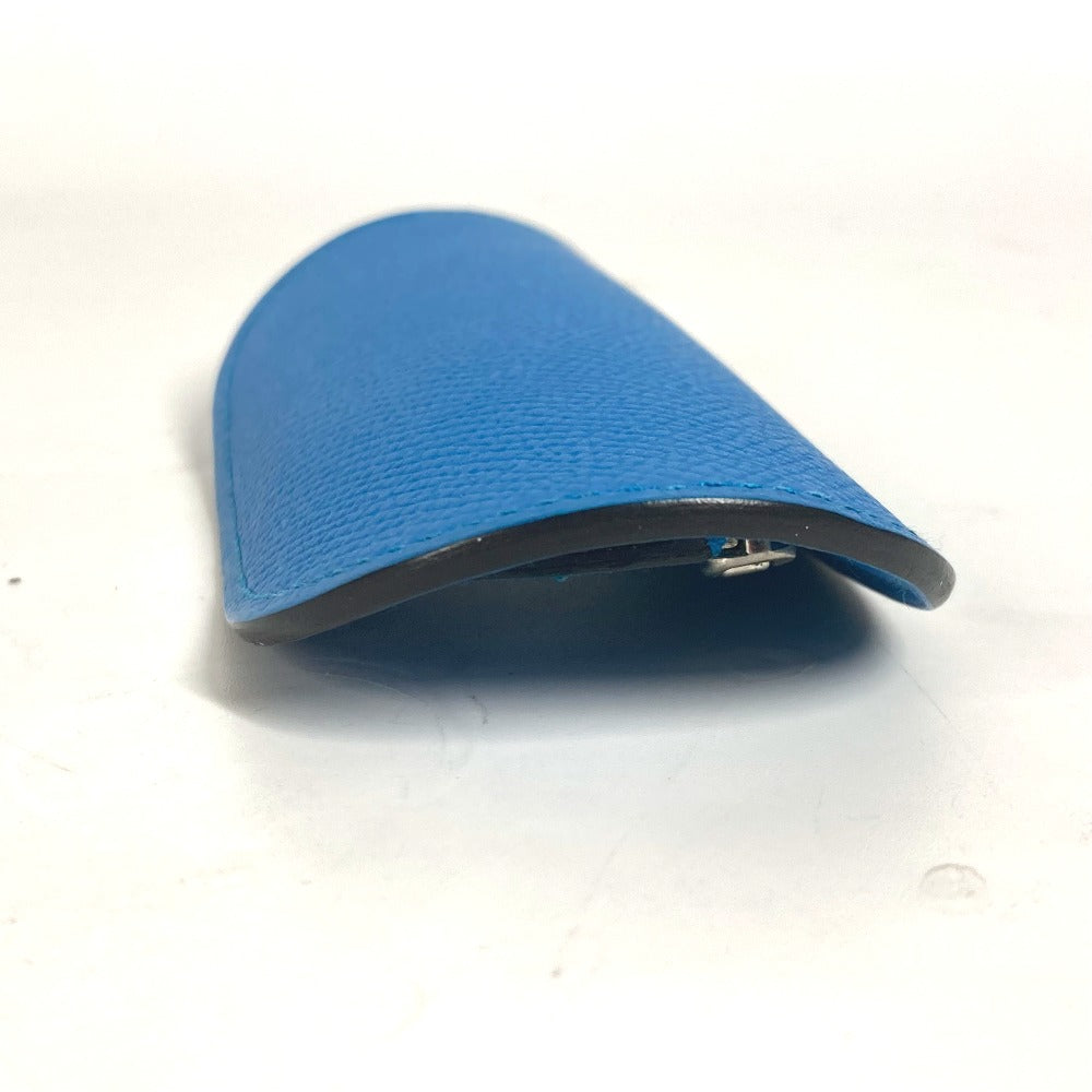HERMES Coin case Epsom blue SURF mens(Unisex)