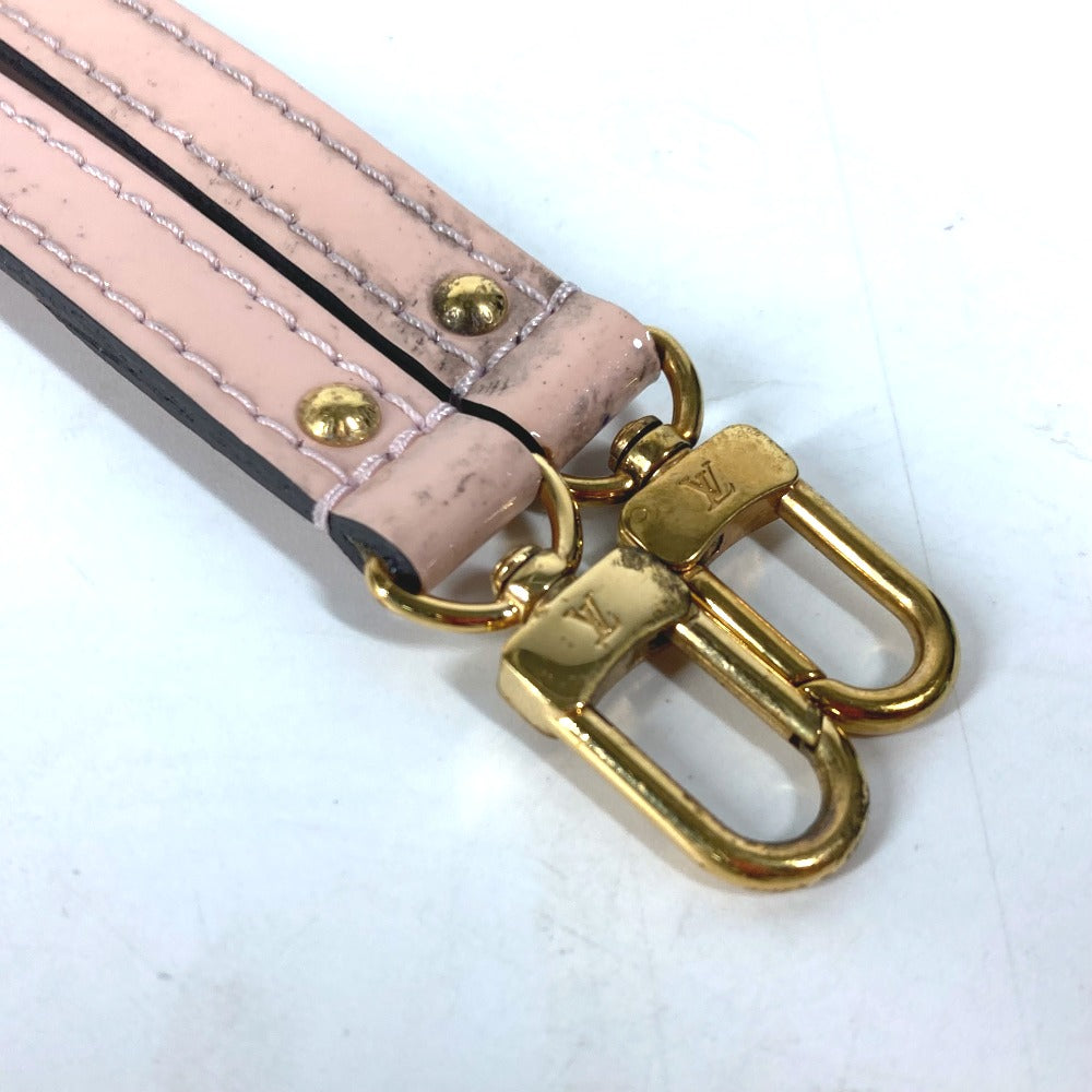 LOUIS VUITTON Shoulder strap Patent leather pink Vernis Women