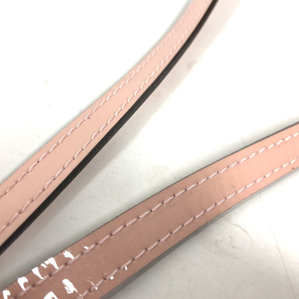 LOUIS VUITTON Shoulder strap Patent leather pink Vernis Women