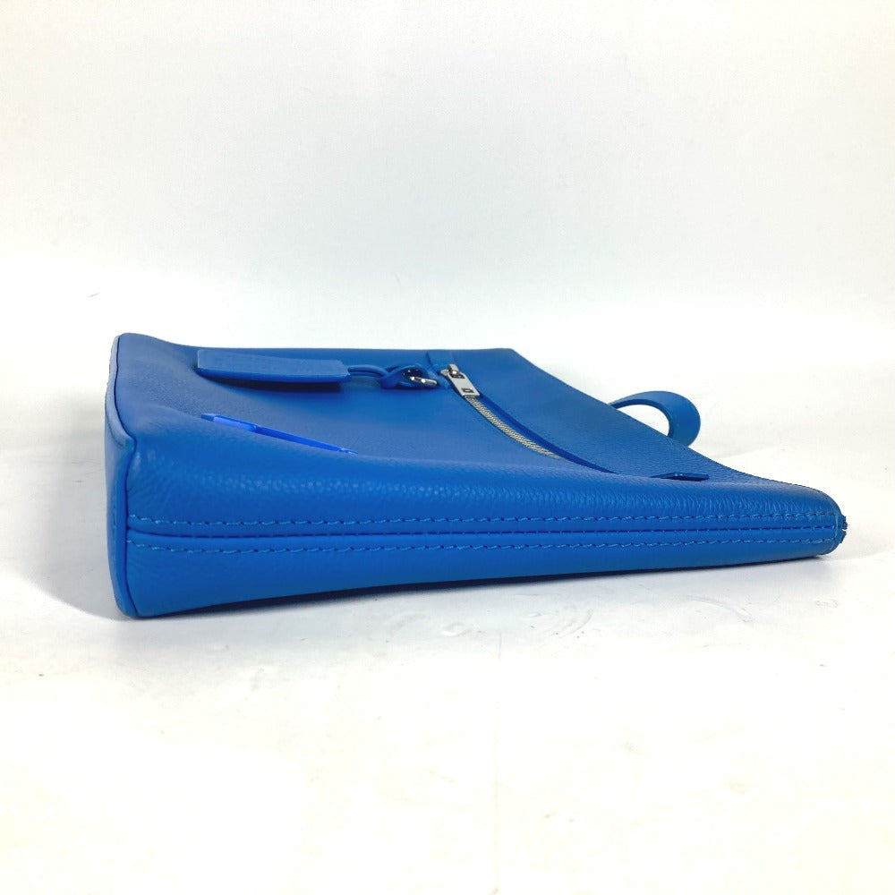 Luxury Women's Clutch Bag | LOUIS VUITTON Clutch bag leather blue Aerogram LV logo takeoff pouch