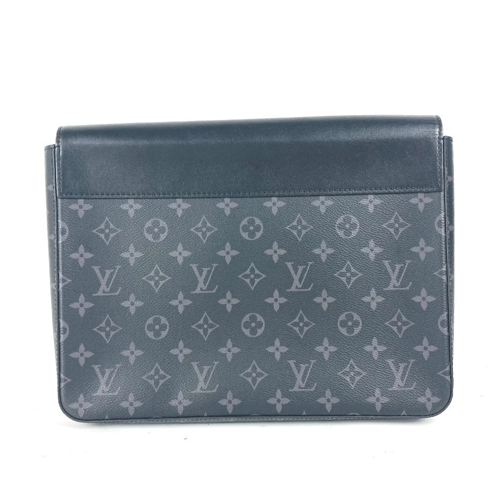 LOUIS VUITTON Clutch bag Monogram Eclipse Canvas black Monogram Eclipse Pochette steamer mens