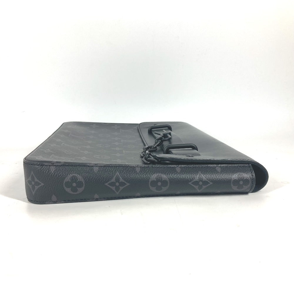 LOUIS VUITTON Clutch bag Monogram Eclipse Canvas black Monogram Eclipse Pochette steamer mens