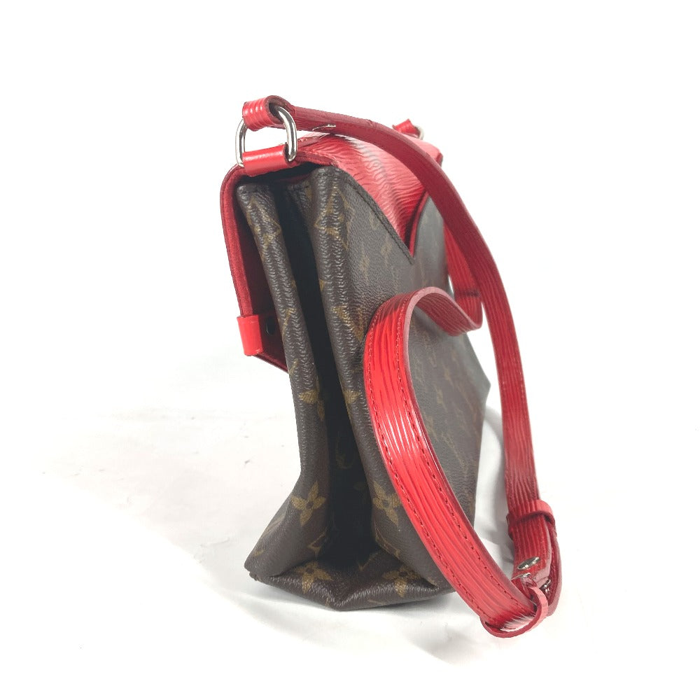 LOUIS VUITTON Shoulder Bag Epi Leather, Monogram Canvas Red epi monogram Saint-Michel Women