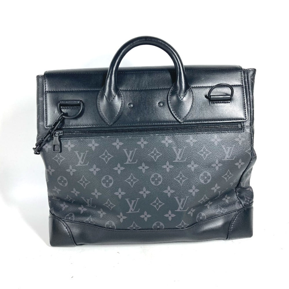 LOUIS VUITTON Handbag Monogram Eclipse Canvas black Monogram Eclipse Steamer PM mens
