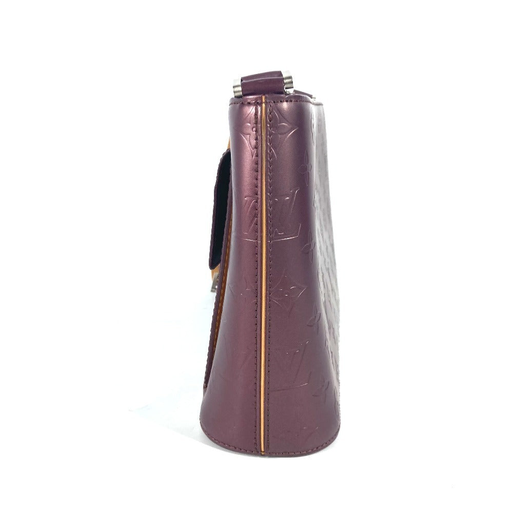 LOUIS VUITTON Shoulder Bag Monogram mat leather purple Monogram mat Alston