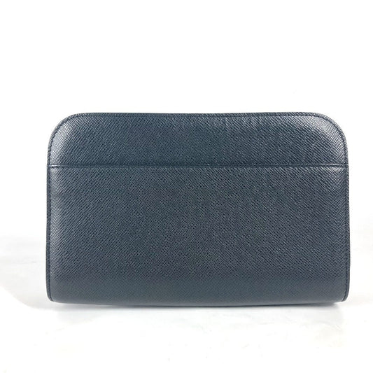 LOUIS VUITTON business bag M30182 Taiga Leather black Taiga Baikal mens
