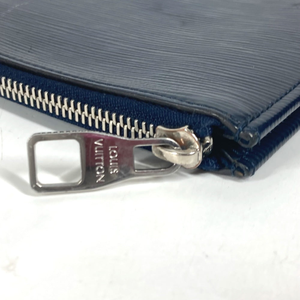 LOUIS VUITTON Clutch bag Epi Leather blue Epi Pochette Jules GM