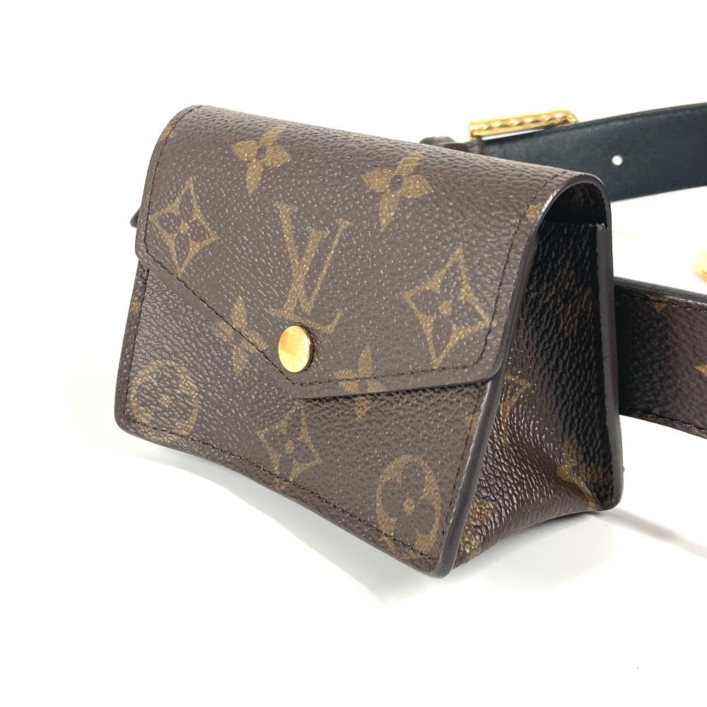LOUIS VUITTON Waist bag Monogram canvas Brown Monogram Santur Daily Multi Pocket 70